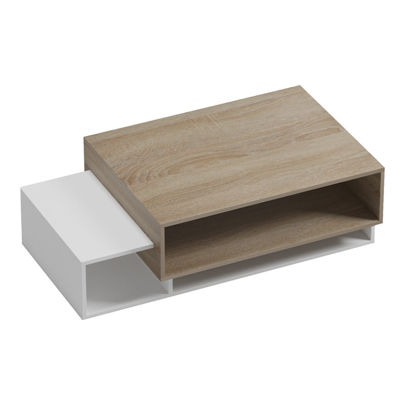 Dekost coffee table in sonoma-white shade 105x50x35cm
