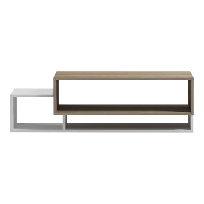 Dekost coffee table in sonoma-white shade 105x50x35cm
