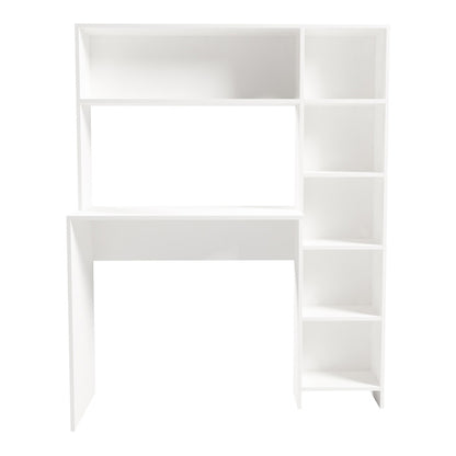 Janson desk with bookcase in white 113.2x40x141.8cm