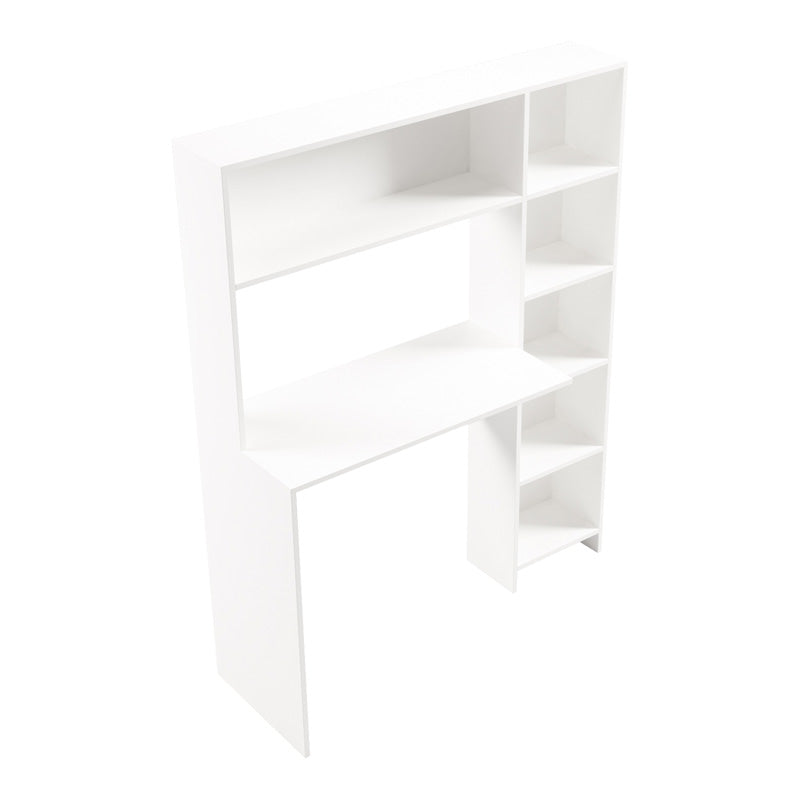 Janson desk with bookcase in white 113.2x40x141.8cm