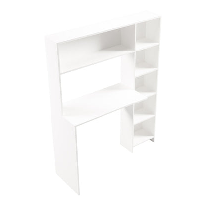 Janson desk with bookcase in white 113.2x40x141.8cm