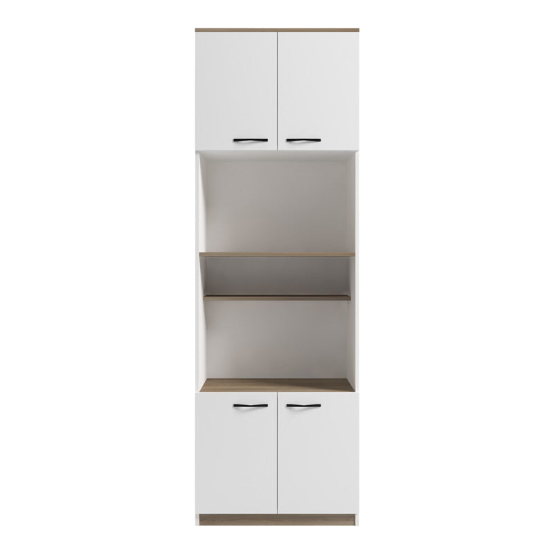 Rowan kitchen cabinet in white-sonoma shade 60x42x182cm