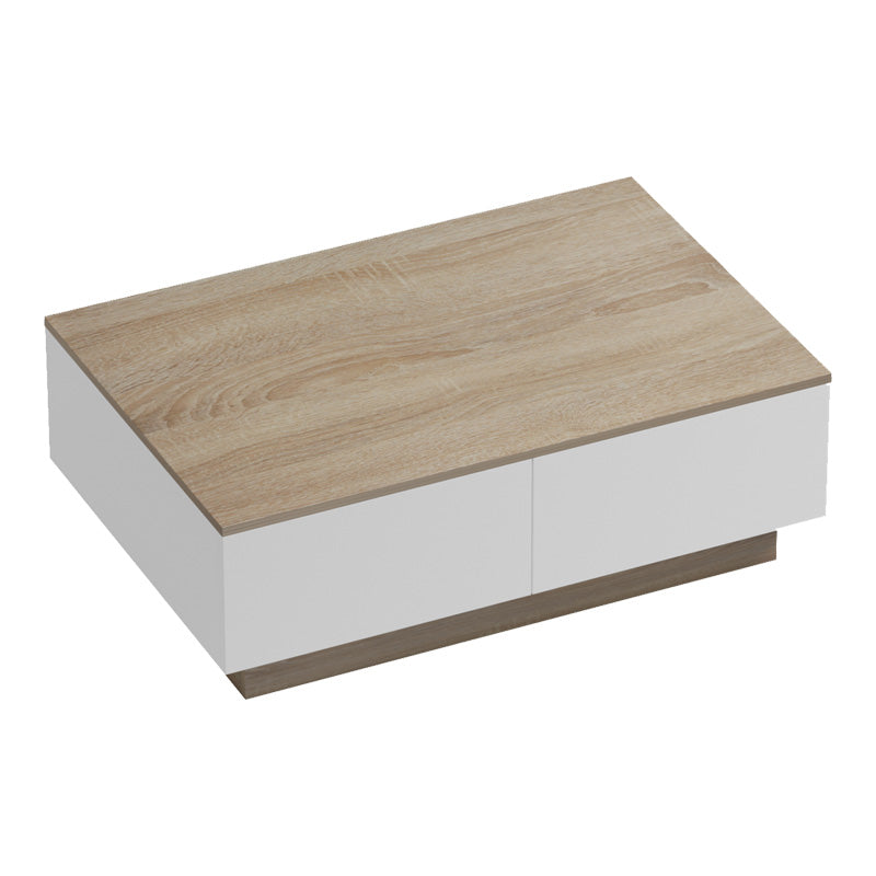 Coffee table Winey in sonoma-white color 90x60x31.5cm