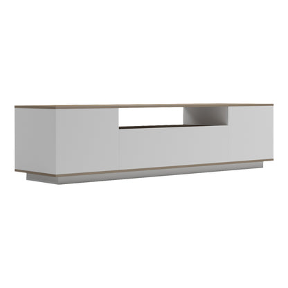 Tv stand Winey in sonoma-white color 180x44.5x44.5cm
