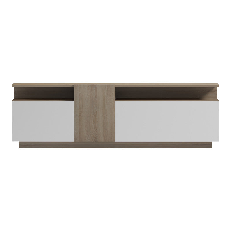TV unit Vendora in sonoma-white color 150x29.5x46.3cm