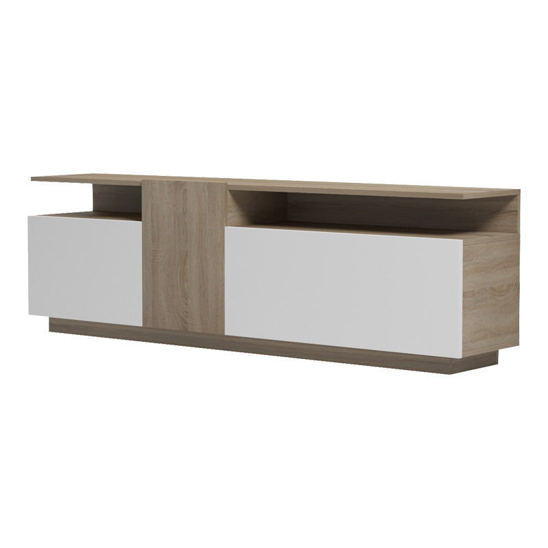 TV unit Vendora in sonoma-white color 150x29.5x46.3cm