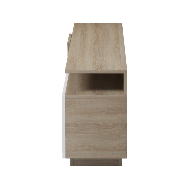 TV unit Vendora in sonoma-white color 150x29.5x46.3cm