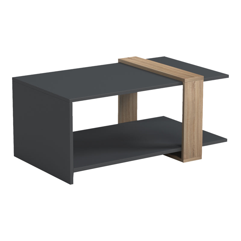 Coffee table Masasi anthracite - sonoma 80x50x35cm