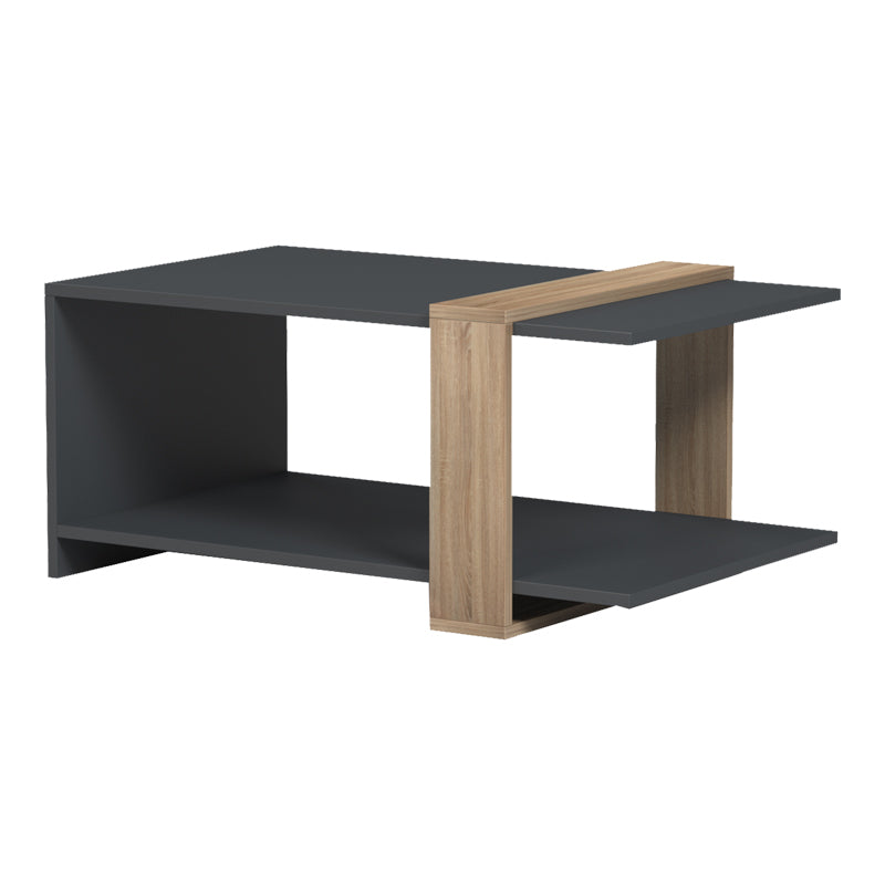Coffee table Masasi anthracite - sonoma 80x50x35cm