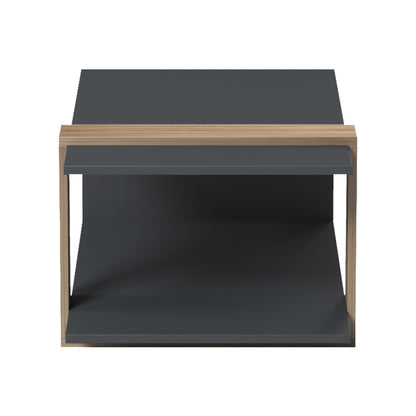 Coffee table Masasi anthracite - sonoma 80x50x35cm