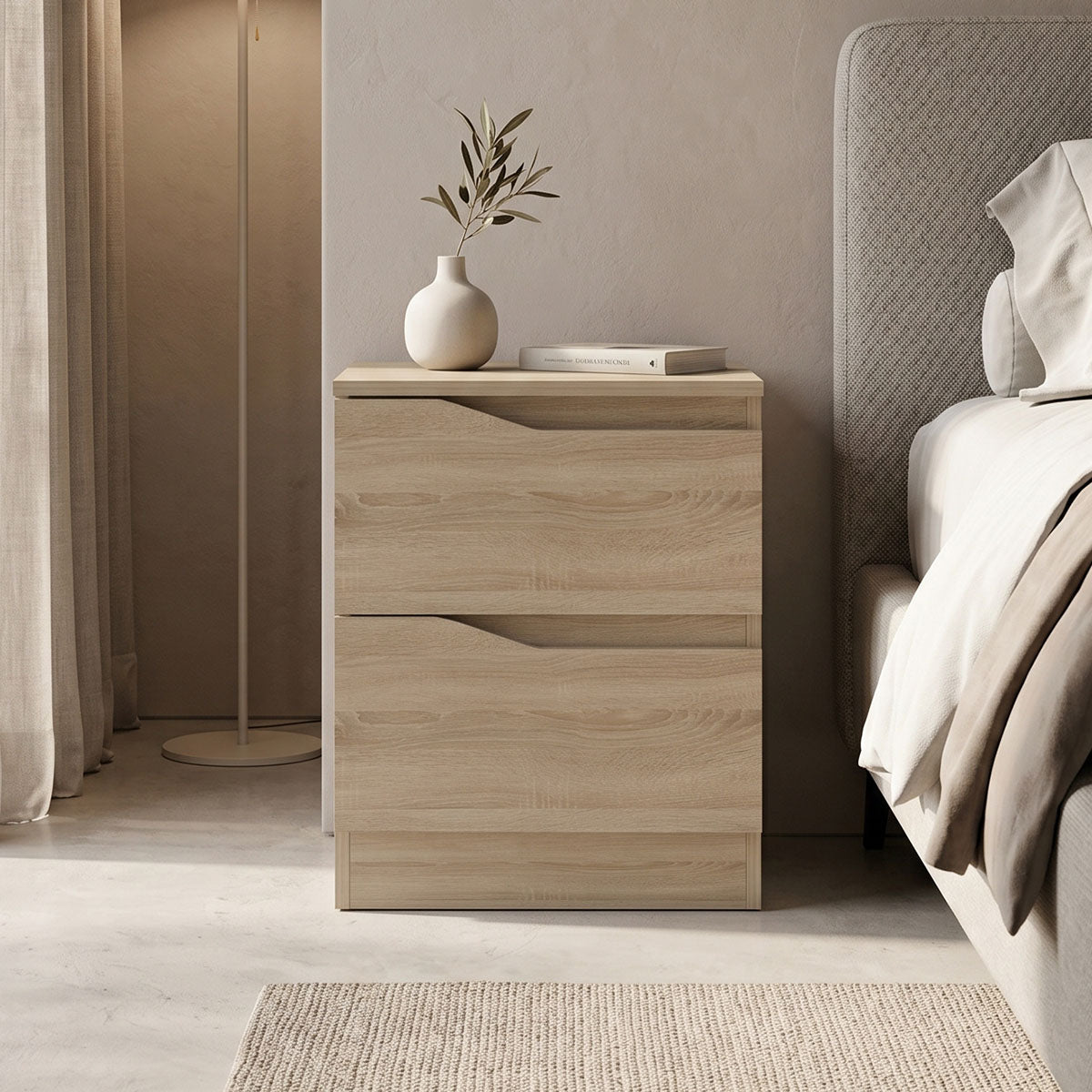Bedside table Verena  sonoma 40x40x50cm