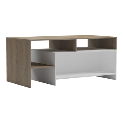 Coffee table Consa sonoma - white 120x60x53.6cm