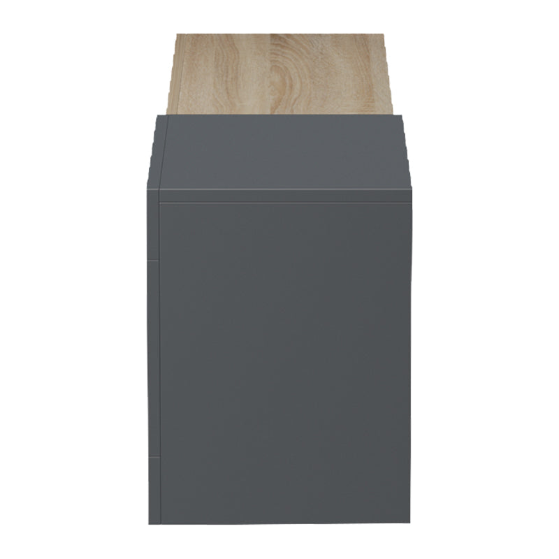 Wall-mounted TV cabinet Flato sonoma-anthracite 150x29.5x38.5cm