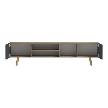 Osclo sonoma-anthracite TV cabinet 160x30x41cm