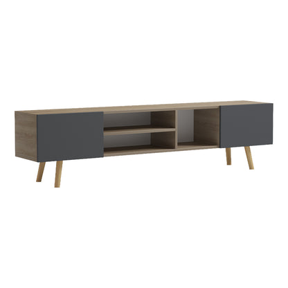 Osclo sonoma-anthracite TV cabinet 160x30x41cm