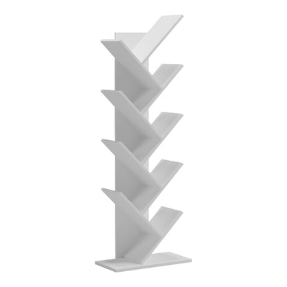 Bookcase Fyllo white 50x25x141.5cm