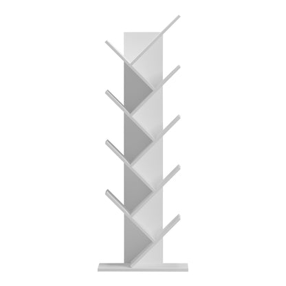 Bookcase Fyllo white 50x25x141.5cm