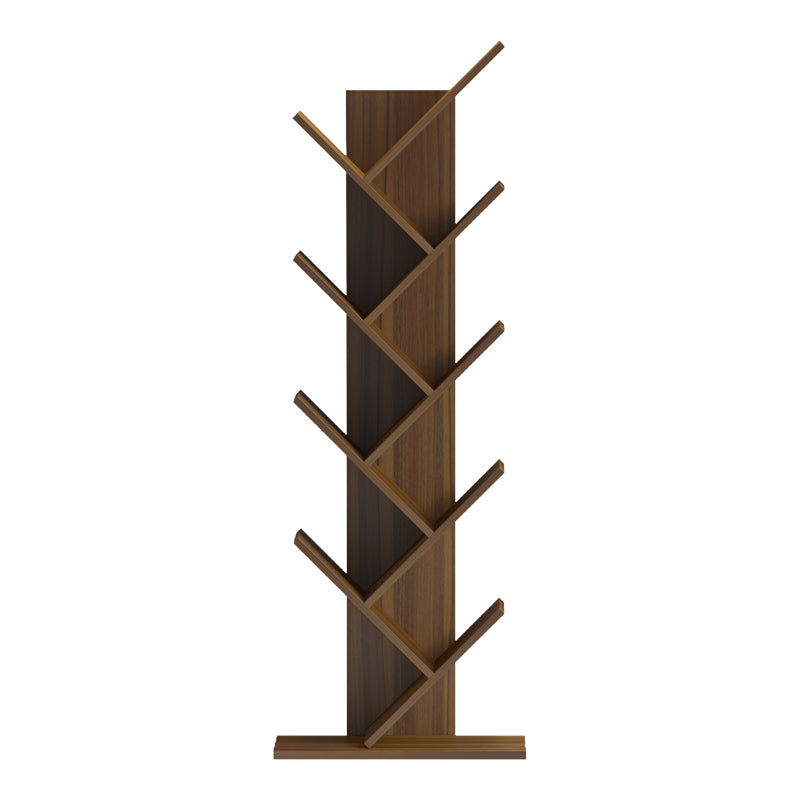 Bookcase Fyllo walnut 50x25x141.5cm