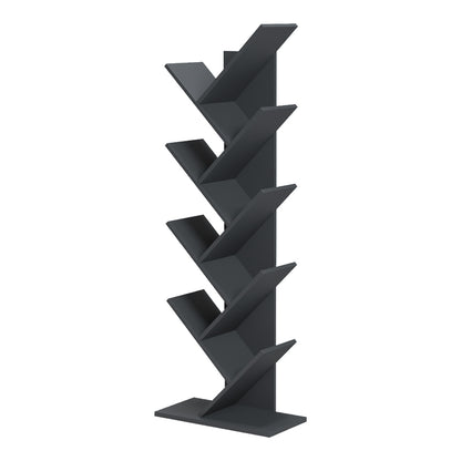 Bookcase Fyllo anthracite 50x25x141.5cm