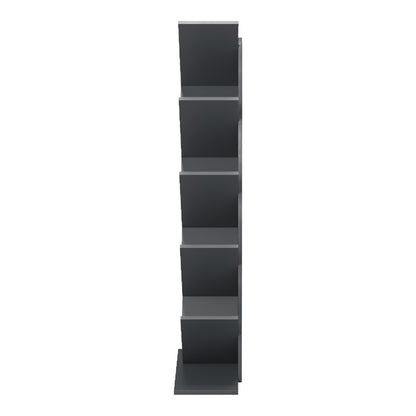 Bookcase Fyllo anthracite 50x25x141.5cm