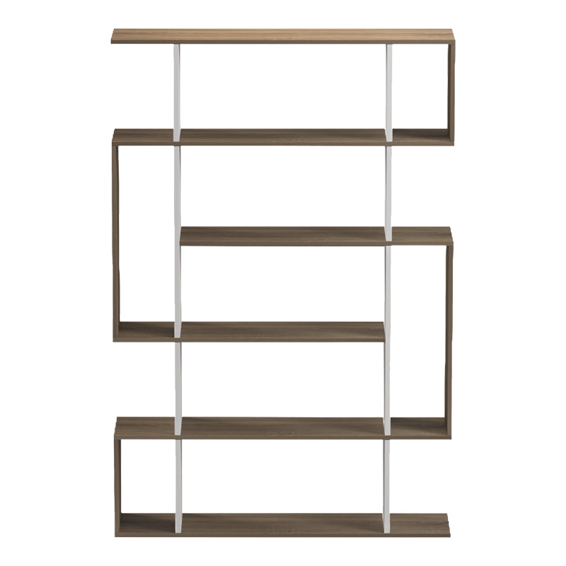 Mito sonoma-white bookcase 108.5x25x161cm