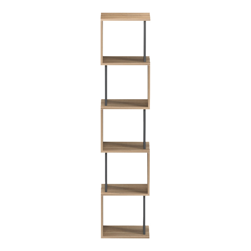 Cubik sonoma -anthracite bookcase 35x30x161cm