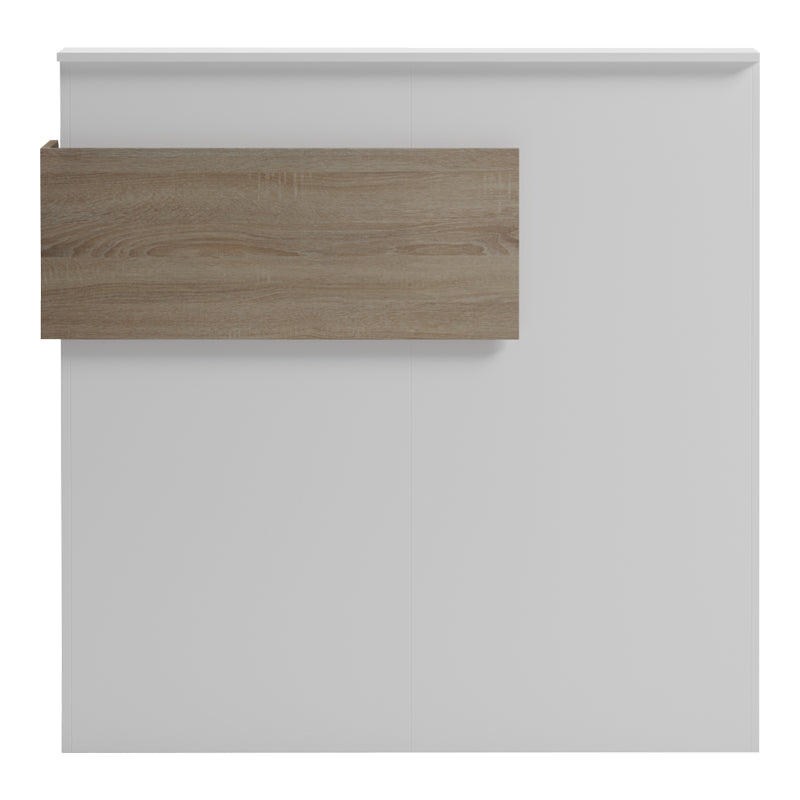 Optima reception desk with LED white -sonoma 110x40x110cm
