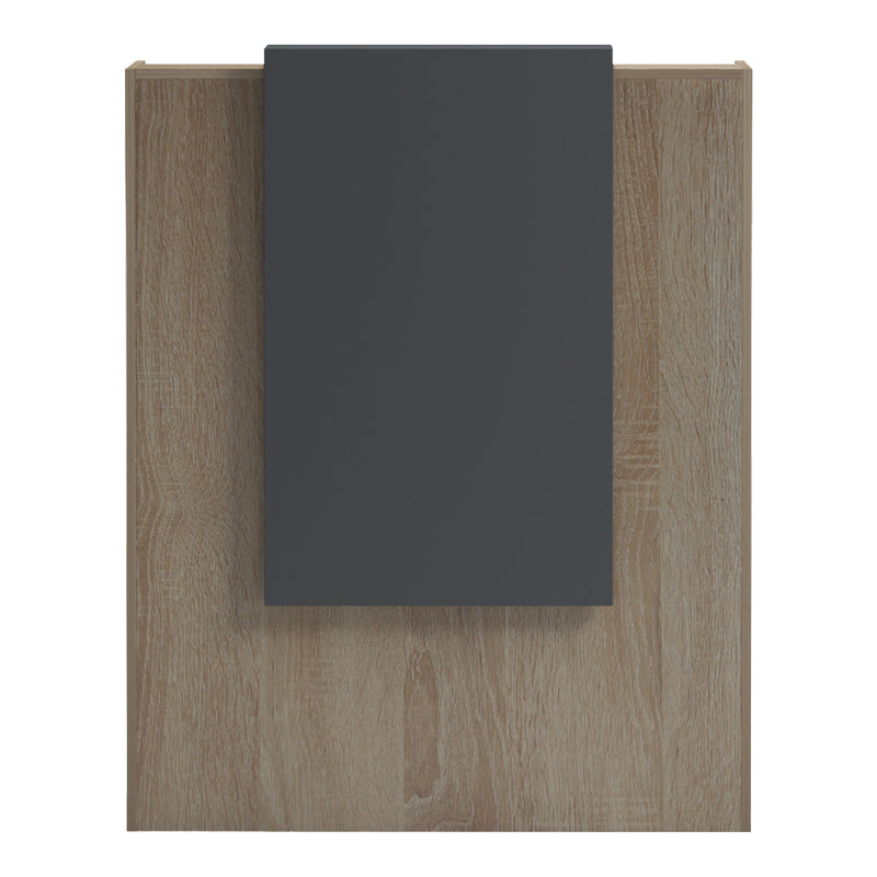 Reception desk Zowel with LED sonoma-anthracite 90x40x110cm