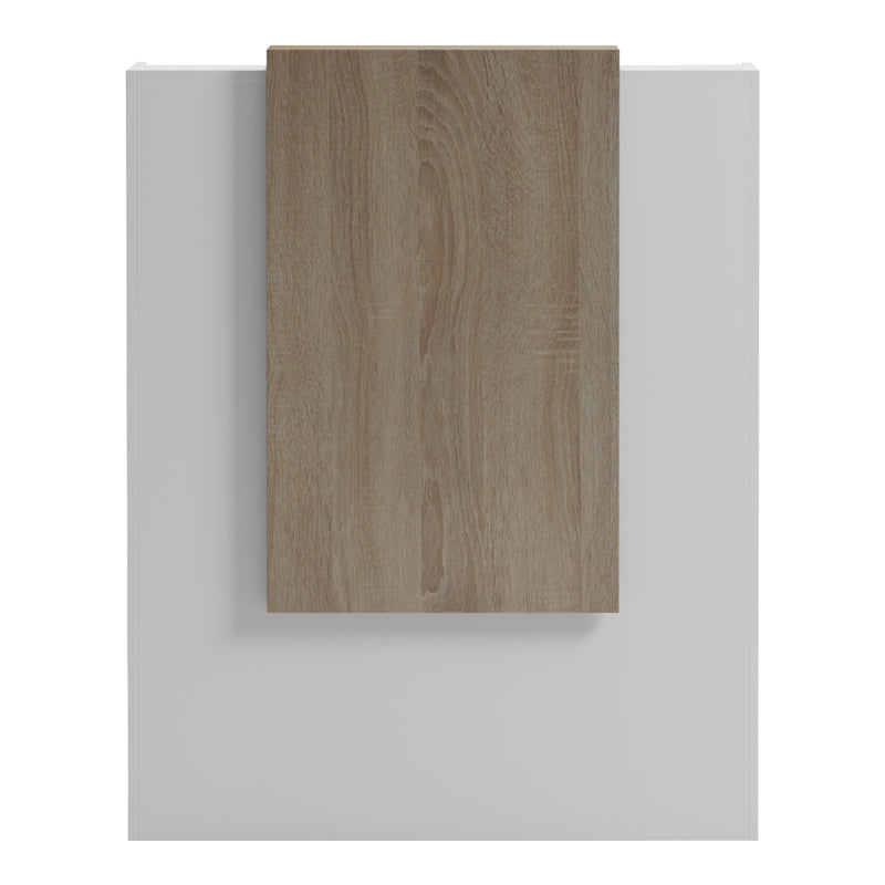 Reception desk Zowel with LED white - sonoma 90x40x110cm
