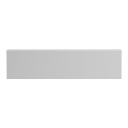 Wall-mounted TV cabinet with led Rival white 120x35x30cm