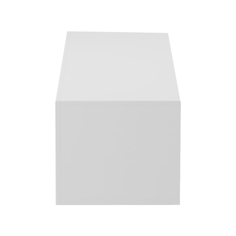Wall-mounted TV cabinet with led Rival white 120x35x30cm