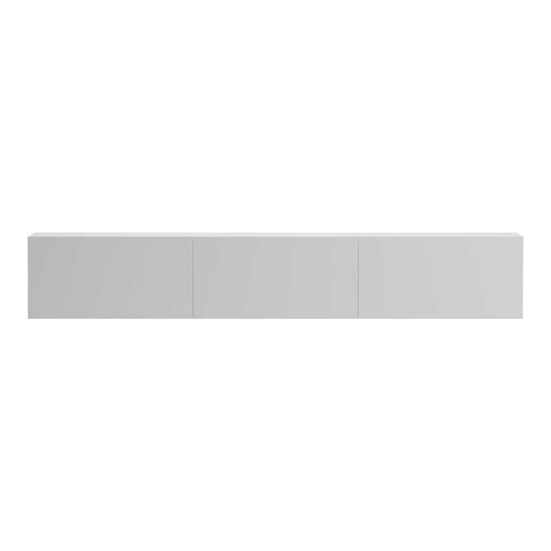 Wall-mounted TV cabinet with led Rival white 180x35x30cm