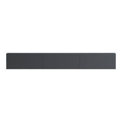 Wall-mounted TV cabinet with led Rival anthracite 210x35x30cm