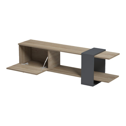 Standi TV cabinet in sonoma-anthracite 120x25x36.8cm