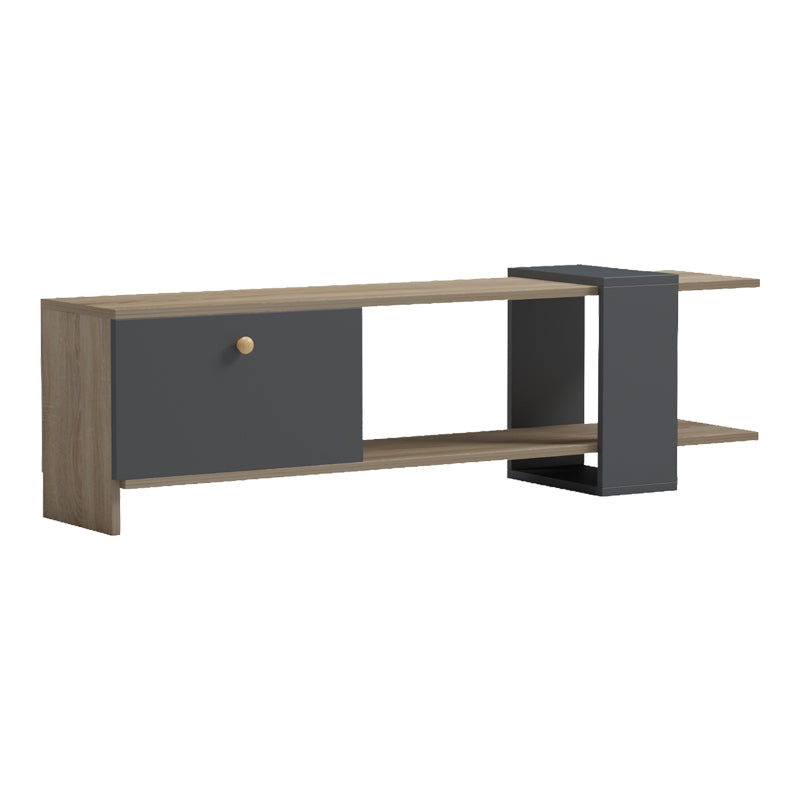 Standi TV cabinet in sonoma-anthracite 120x25x36.8cm