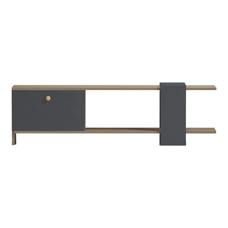 Standi TV cabinet in sonoma-anthracite 120x25x36.8cm