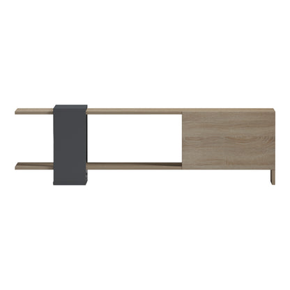 Standi TV cabinet in sonoma-anthracite 120x25x36.8cm