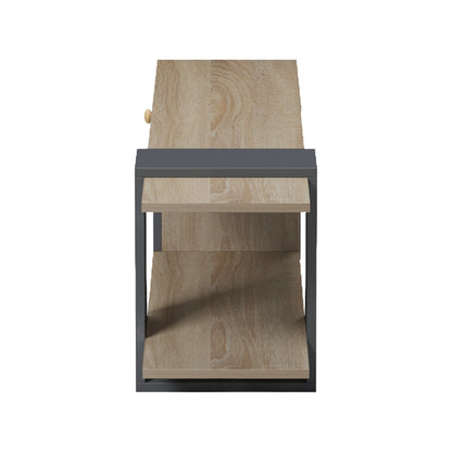 Standi TV cabinet in sonoma-anthracite 120x25x36.8cm