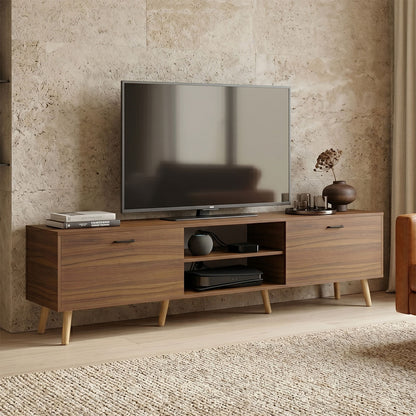 TV stand Gorna walnut 180x35x48.6cm