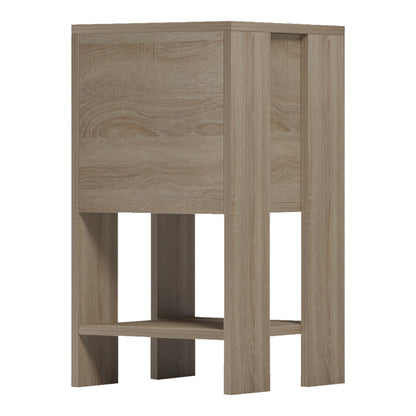 Bedside table Reppo sonoma 30x30x55cm