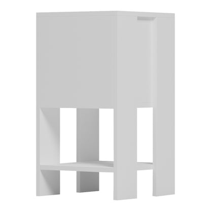 Bedside table Reppo white 30x30x55cm