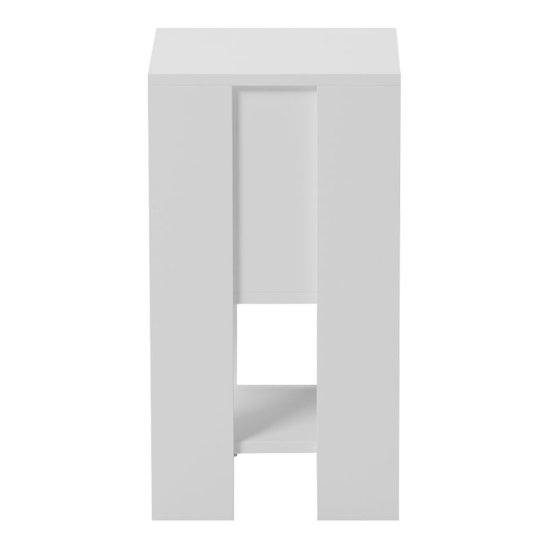 Bedside table Reppo white 30x30x55cm