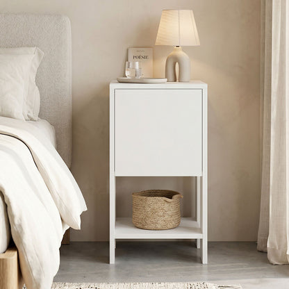 Bedside table Reppo white 30x30x55cm