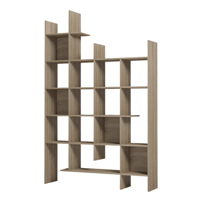 Manco bookcase sonoma 122x25.5x188cm