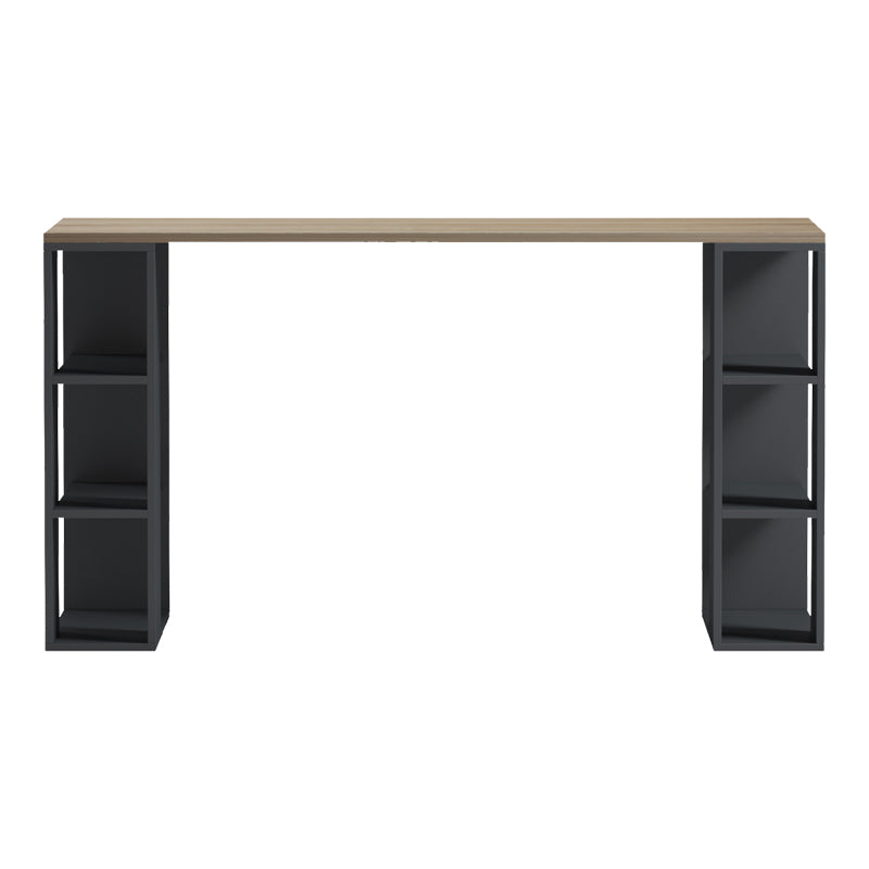 Office desk Praga anthracite-sonoma 140x60x75cm