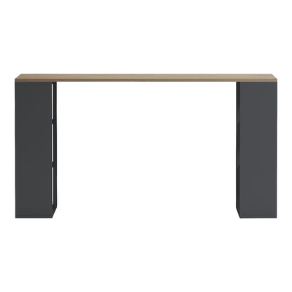 Office desk Praga anthracite-sonoma 140x60x75cm