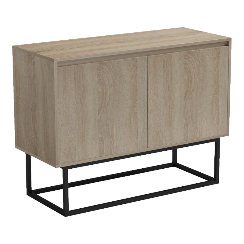 Buffet Dabia sonoma-black metal leg 100x40x74cm
