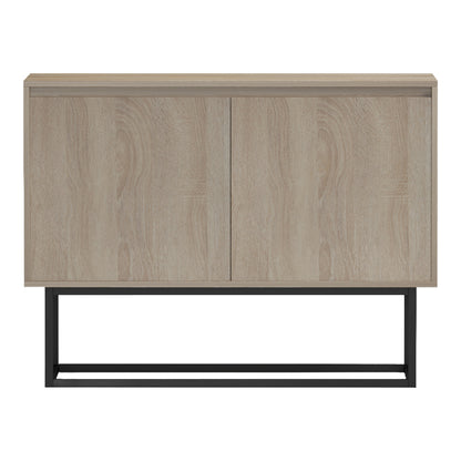 Buffet Dabia sonoma-black metal leg 100x40x74cm