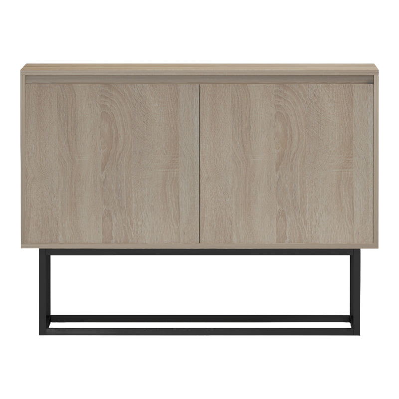 Buffet Dabia sonoma-black metal leg 100x40x74cm
