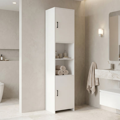 Column-cabinet Perlina white 40x32x175cm